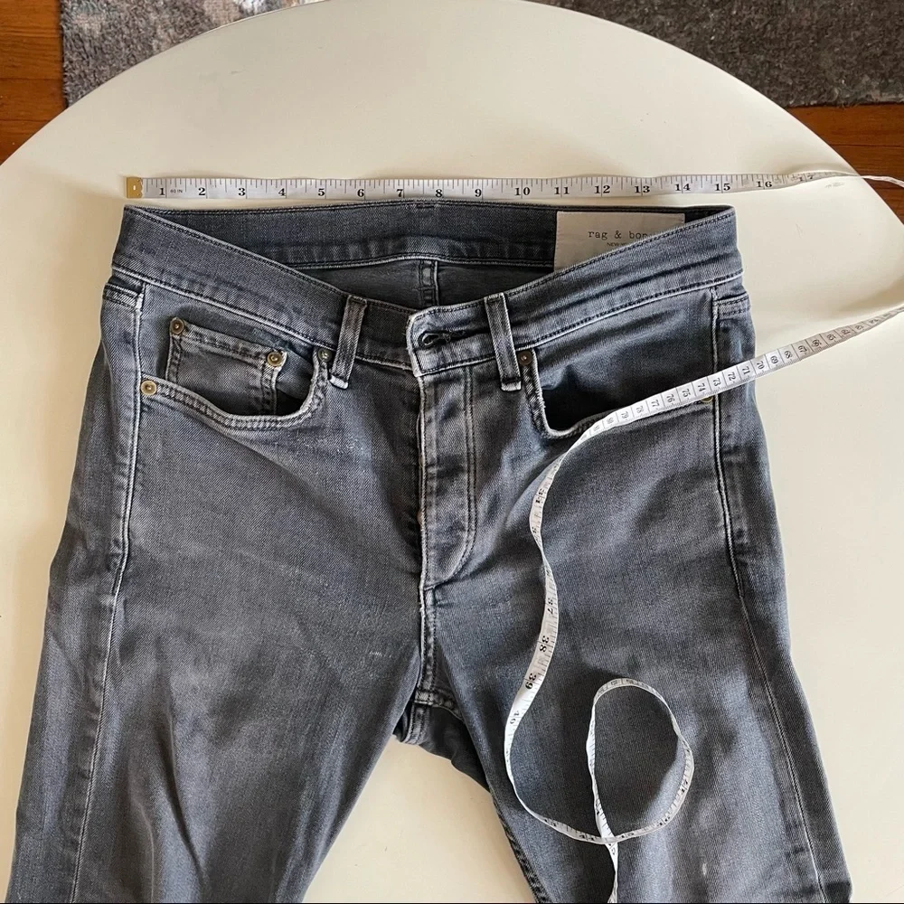 Rag & Bone Men’s Fit 1 Skinny Jean in Minna Gray 30x30